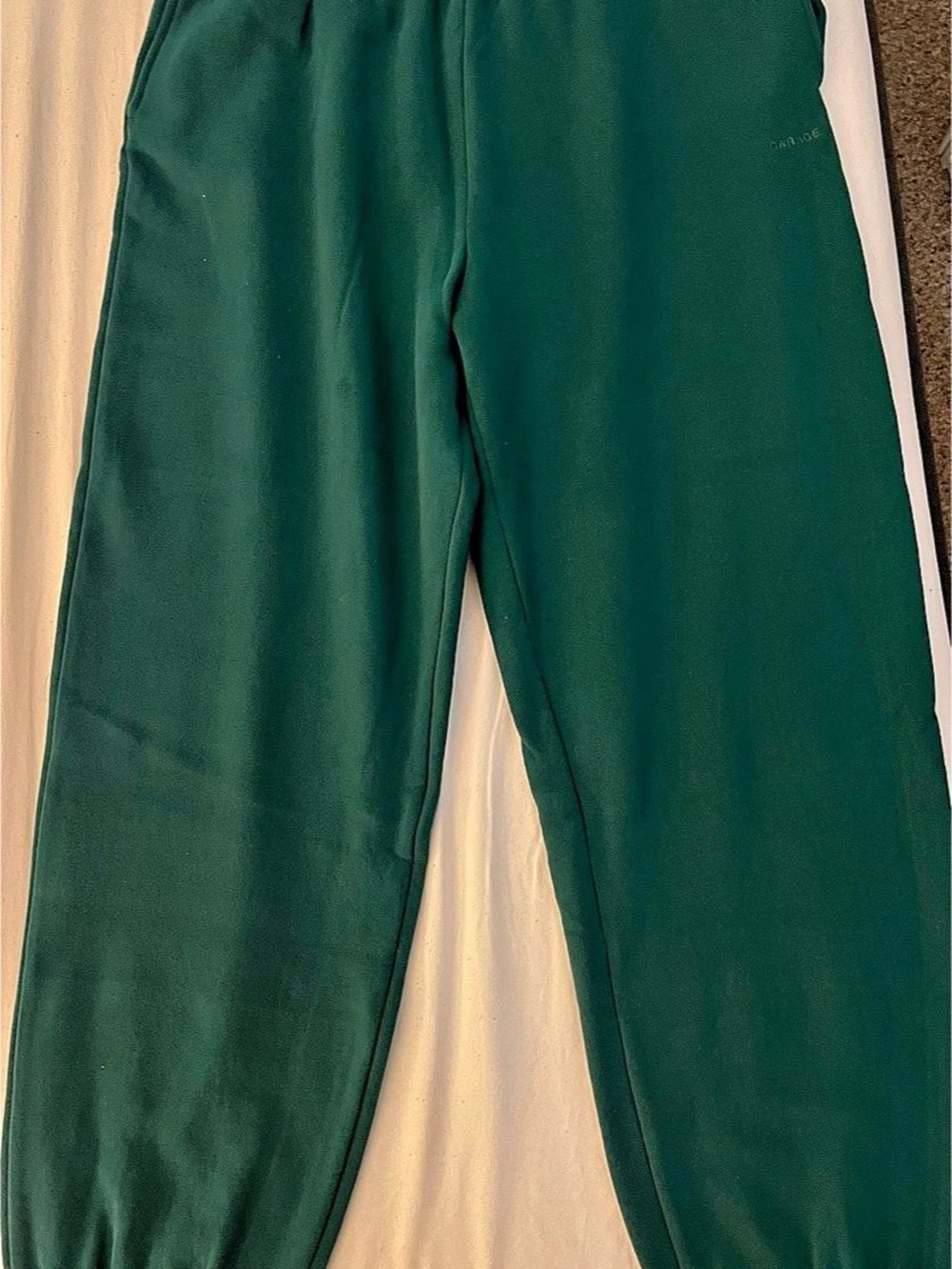 Garage Ultra Fleece BF Jogger Fleece Joggers Green Large